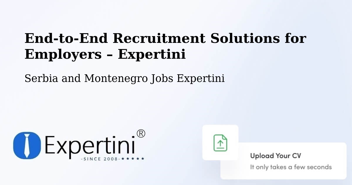 Recruitment Solutions for Employers – Hay River - Hay River, Serbia and Montenegro Jobs Expertini